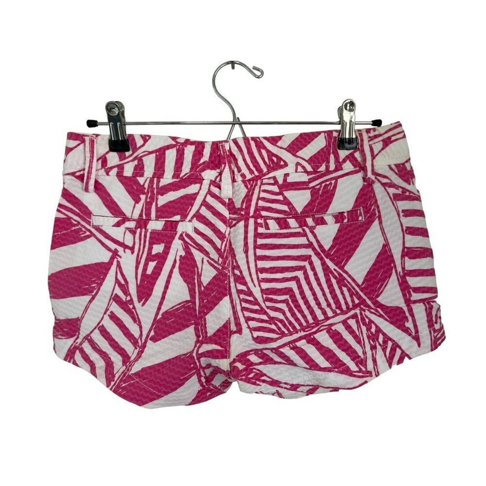 Lilly Pulitzer The Walsh Shorts Cotton Pink with white Sail Boats Cotton Size 2 - Picture 5 of 8
